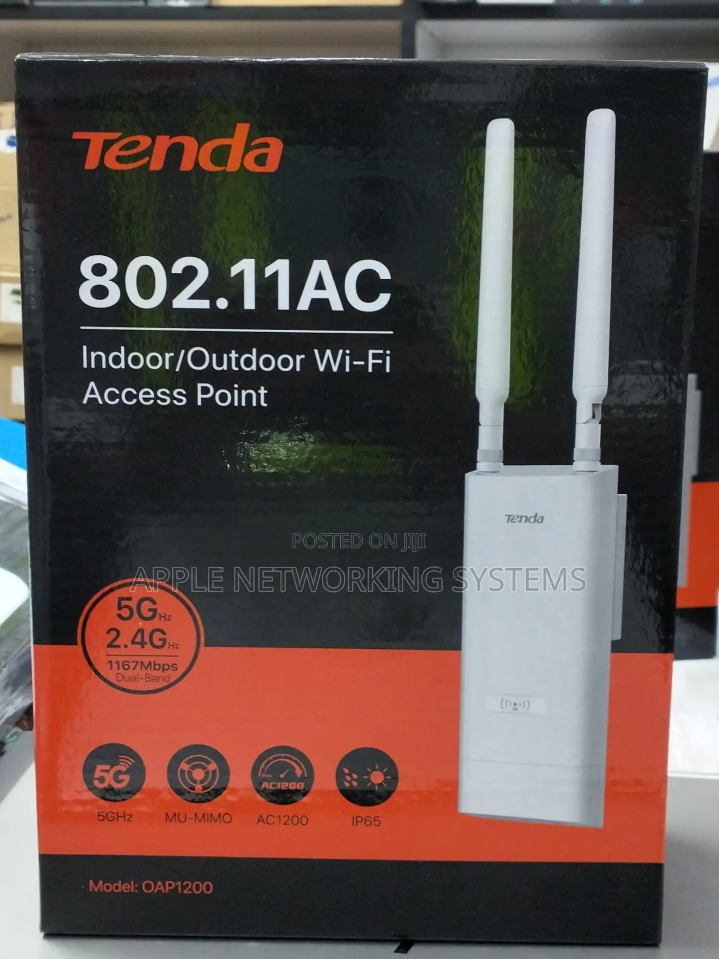 Tenda Indoor/Outdoor Wi-Fi Access Point Oap1200